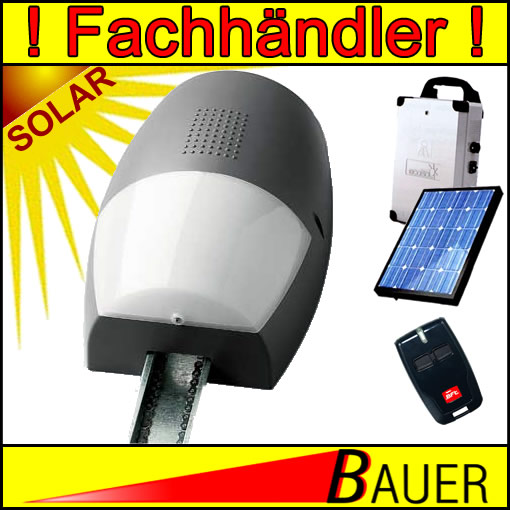 Solar-Set 24V mit Garagentorantrieb 60kg, 102933