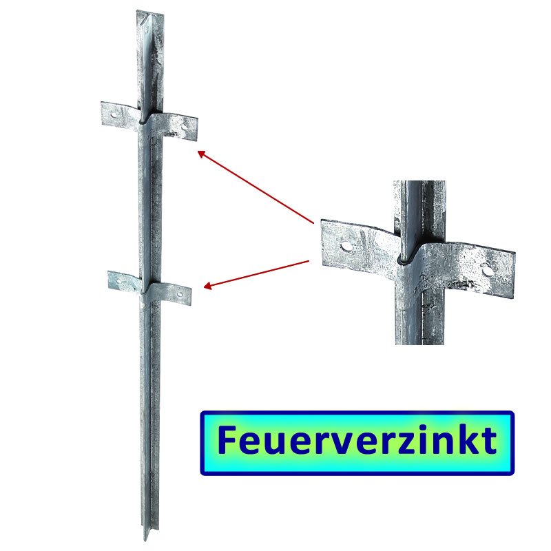 FVZ TZaunpfosten 1000x40x40x5mm