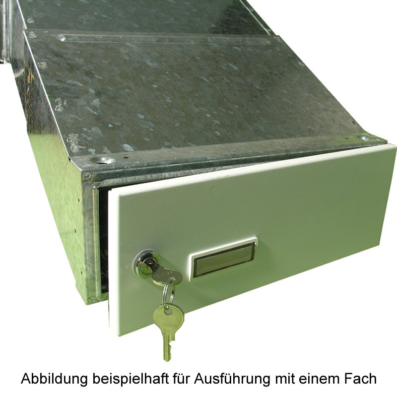 Briefkasten Postkasten Mauerdurchwurf Briefkastenanlage Zeitungskasten