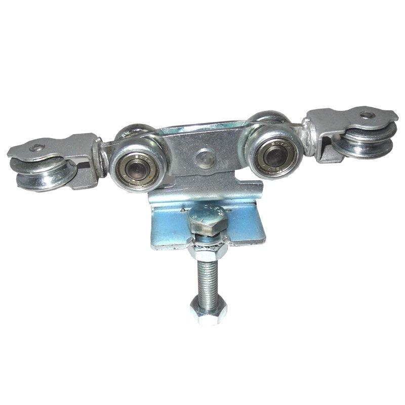 BAUER Rollenlaufwerk Mit Schraube M10 - 4-rädriges Tandemlaufwerk Für Tore & Schiebeanlagen