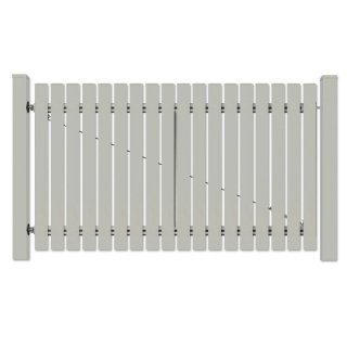1 flüglig Drehtor Bausatz H=80, B=250, mit Pfosten Silber 1 flüglig Drehtor Bausatz H=80, B=250, mit Pfosten