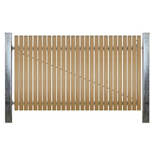 1 flüglig Drehtor Bausatz H=80, B=250, mit Pfosten 1 flüglig Drehtor Bausatz H=80, B=250, mit Pfosten