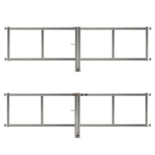 1 flüglig Drehtor Bausatz H=80, B=250, mit Pfosten 1 flüglig Drehtor Bausatz H=80, B=250, mit Pfosten