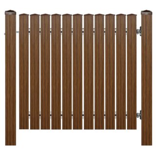 Gehtür Bausatz H=100, B=80, mit Pfosten Eiche-Rustikal