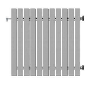 Gehtür Bausatz H=80, B=100 ohne Pfosten Silbergrau