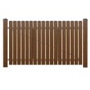 1-flüglig Drehtor Bausatz H=100, B=350 mit Pfosten...