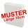 Muster - Kunststoff Lattenprofil Standard in Weiß