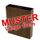 Muster - Kunststoff Lattenprofil Standard in Eiche-Rustikal