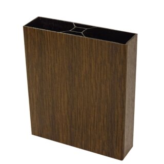 Kunststoff Lattenprofil Standard 0,74m Eiche-Rustikal