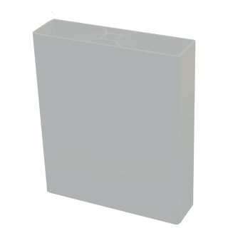 Kunststoff Lattenprofil Standard 1,18m Silbergrau