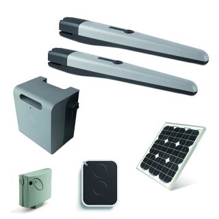 Solar Set   Drehtorantriebs Set TO40 2-flüglig 1 Handsender