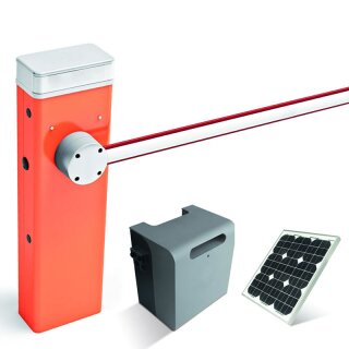 Solar-Set Schranke SBAR (15Watt)  mit Schrankenbaum 4m