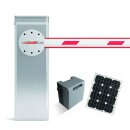 Solar-Set mit Edelstahl Schranke SBARI (15Watt)  mit...
