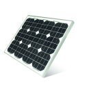 Solar-Set mit Edelstahl Schranke LBARI (15Watt)  mit...