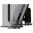 Industrie Schiebetor mit Doppelschiene mit E-Antrieb / ohne Pfosten, bis 1,5m Torhöhe, bis 13m LW, in allen RAL-Farben