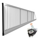 Industrie Schiebetor mit Laufschiene mit E-Antrieb / ohne Pfosten bis 2,5m Höhe bis 5,0m LW, RAL-Farbe