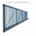 Industrie Schiebetor ECO mit Laufschiene, manuelle Bedienung / ohne Pfosten, bis 1,5m bis 4,5m RAL-Farbe