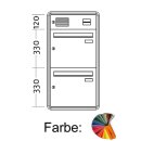 Aufputz Briefkasten Standard BIG - 2 Fach RAL Farbe nach Wunsch