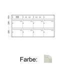 Aufputz Briefkasten Standard BIG - 9 Fach Weiß