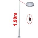 Mast für Solarpanel und Ampelbefestigung - 2m