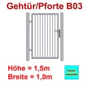 Industrie Stahl-Gehtür/Pforte B03, Feuerverzinkt,...