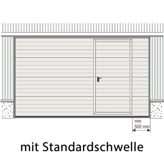 Schlupftür für Industrietore - Standardschwelle