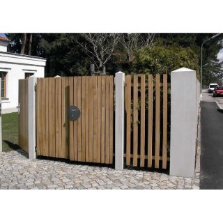 Sonderzaunsäulen, Länge nach Maßangabe Gerade 100-180cm 35/35cm Nagelfluh ocker