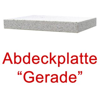 Abdeckplatte 56x46cm Gerade für Massivsäule "München"