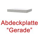 Abdeckplatte 25x25cm Gerade für Zwischensäule...