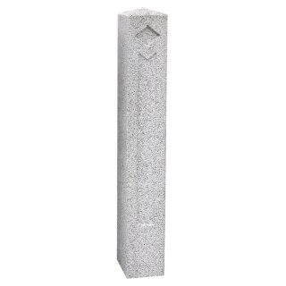 Dekorsäulen mit Ornamenteinlagen "Typ B", 100-180cm Granit rose
