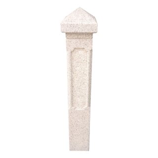 Dekorsäulen mit Ornamenteinlagen "Typ D", 181-220cm, Granit rose