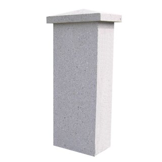 Betonhohlsäule 45x30cm, mit Abdeckplatte 3, Sichtbeton