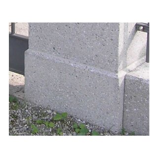Sockel für Hohlsäulen bis 30cm, Sichtbeton