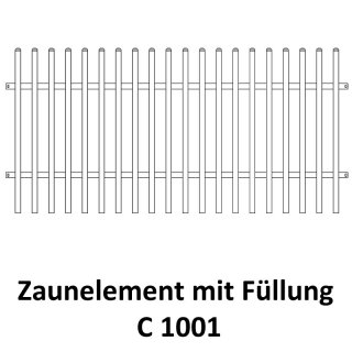 Zaunelement C 1001 für private Zaunsysteme