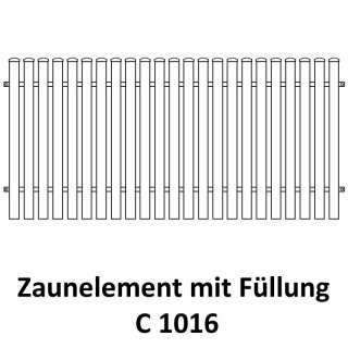 Zaunelement C 1016 für private Zaunsysteme