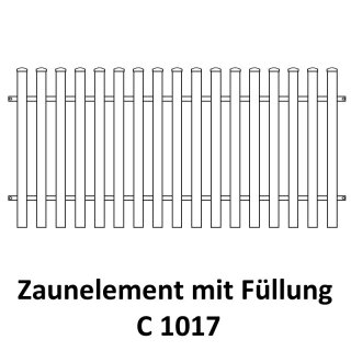 Zaunelement C 1017 für private Zaunsysteme