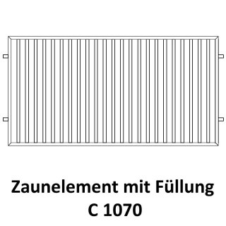 Zaunelement C 1070 für private Zaunsysteme