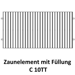 Zaunelement C 10TT für private Zaunsysteme