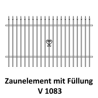 Zaunelement V 1083 für private Zaunsysteme