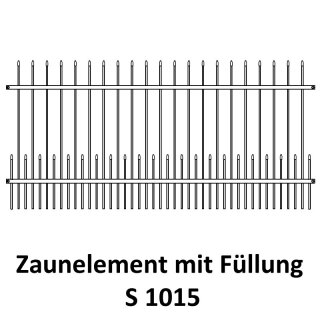 Zaunelemente S 1015 für private Zaunsysteme