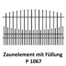 Zaunelemente P 1067 für private Zaunsysteme