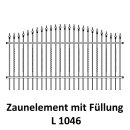 Zaunelemente L 1046 für private Zaunsysteme