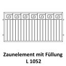 Zaunelemente L 1052 für private Zaunsysteme