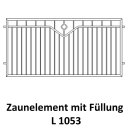 Zaunelemente L 1053 für private Zaunsysteme