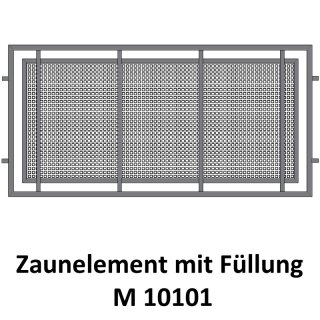 Zaunelemente M 10101 für private Zaunsysteme