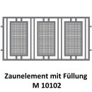 Zaunelemente M 10102 für private Zaunsysteme