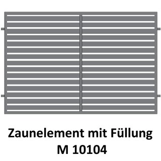 Zaunelemente M 10104 für private Zaunsysteme