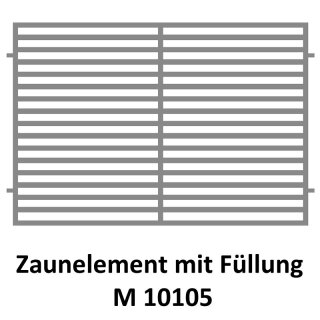 Zaunelemente M 10105 für private Zaunsysteme