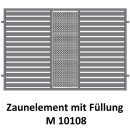 Zaunelemente M 10108 für private Zaunsysteme