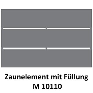 Zaunelemente M 10110 für private Zaunsysteme